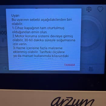 Arzum Thermogusto Aşırı Isınma Ve Güvenlik Endişesi Nedeniyle İade Talebi