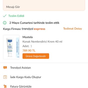 Yanlış Ürün Gönderimi, Konak Nemlendirici Krem İçin Acil Çözüm Gerekiyor