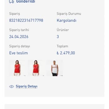 Intersport Eksik Formam Ve Yanlış Gönderilen Ürün İçin Acil Çözüm Talebi