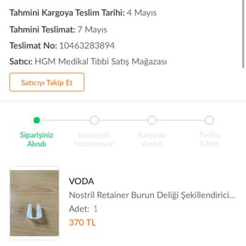 Acil Tıbbi Ürün Kargoya Verilmedi Ve Satıcı İle Trendyol Müşteri Hizmetleri İlgisiz