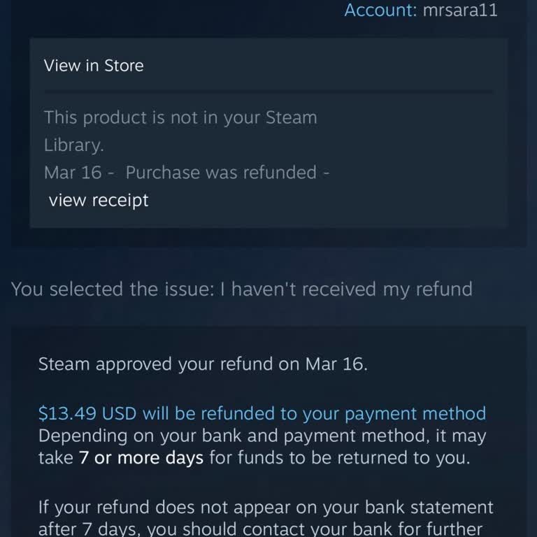 Steam İadesi Ziraat Bankası Kartıma Yansımadı