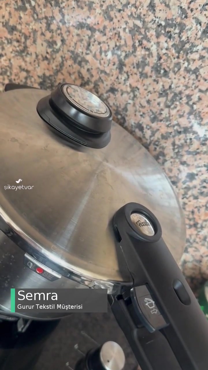 Gurur Tekstil Hatalı Fissler, Arkasında Durmayan Servis videonun kapak resmi