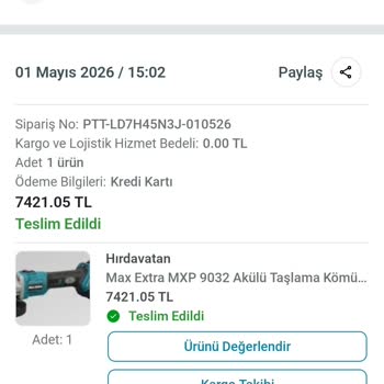 Sipariş Edilen Model Yanlış Gönderildi Ve Çözüm Sunulmadı