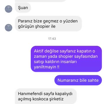 Sipariş Gönderilmedi Ve Para İadesi Alınamıyor