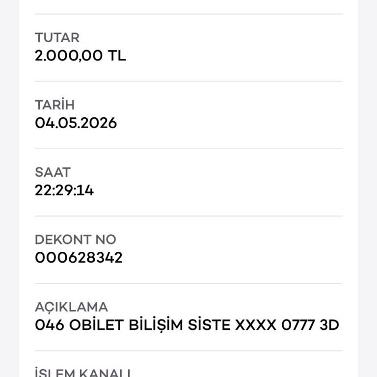 Ödeme Alındı Bilet Satışı Gerçekleşmedi Ve Tam İade Talebi