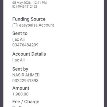 Megapari Deposit Problem After Easypaisa Payment Error