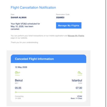 AJet Customer Support Failed to Resolve My Flight Cancellation Claim