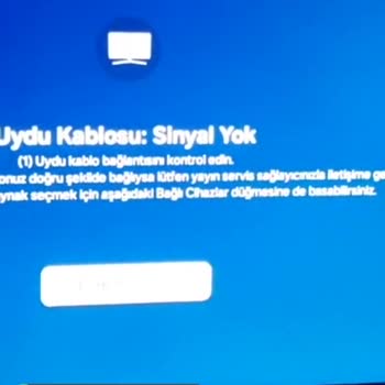 Samsung Açılışta Sinyal Arızası Veriyor, Fişten Elektrik Aç/Kapa İle Açılıyor!