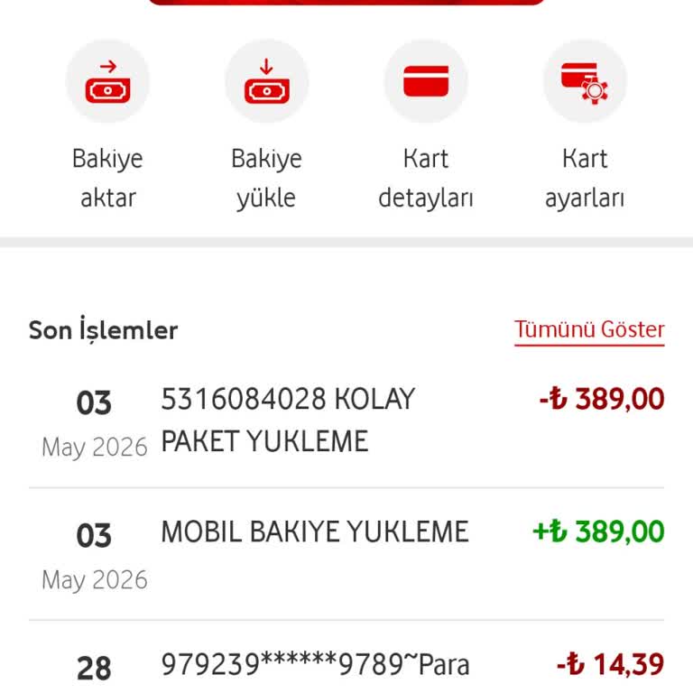 Vodafone Pay’da %20 Nakit İade Yüklenmedi