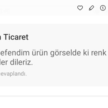 Eymen Ticaret Siyah Ürün İlanı Yanıltıldı, Farklı Renklerde Geldi ve Satıcı Cevap Vermedi