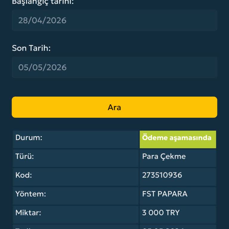 Festwin Çekim Talebimin Gecikmesi Ve Otomatik Yanıt Sorunu