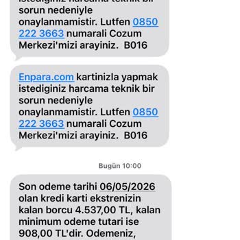 Enpara Kredi Kartımda Yetkisiz Facebook Ödemesi Ve İade Talebi