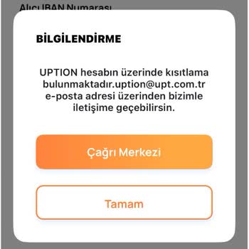Uption’da Hesabımda Açıklamasız Kısıtlama Ve Müşteri Hizmetine Ulaşılamaması