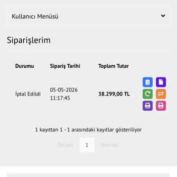 Sipariş Onaylandıktan Sonra Stok Sorunu Ve İptal