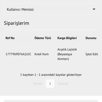 Sipariş Onaylandıktan Sonra Stok Sorunu Ve İptal