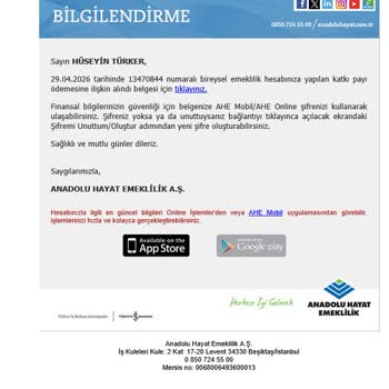 Yanlış Telefon Numarasıyla Yapılan Otomatik BES Kaydı Ve 850 TL Kesintisinin İadesi