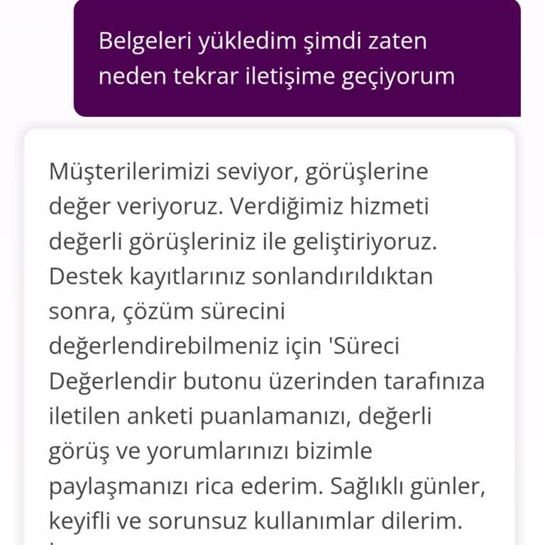 Engelsiz İletişim Paketi Değişikliği Onaylanmadı Ve Müşteri Hizmetlerinden Özür Talep Ediyorum