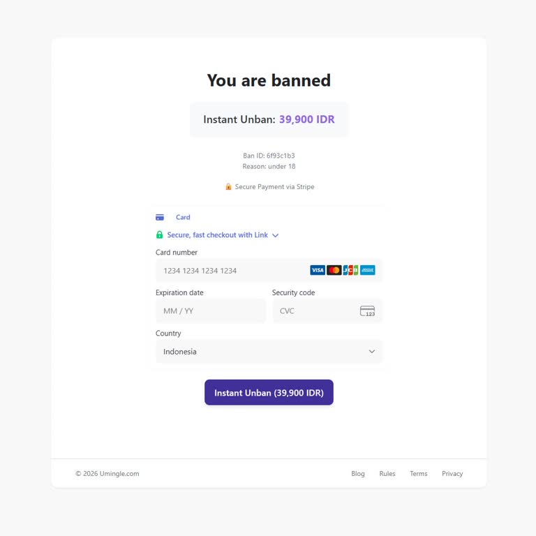 Umingle Keeps Banning My Account for the Wrong Age Reason