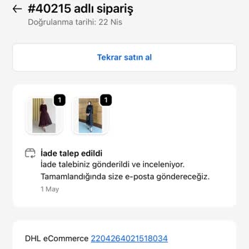 İade Talebine Cevapsız Ve Gecikmeli Yanıt, Tam Geri Ödeme İstemi