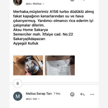 Kapak Kaçırması Ve Düdük Arızası Nedeniyle Düdüklü Tencerenin Değişimi Talep Ediliyor