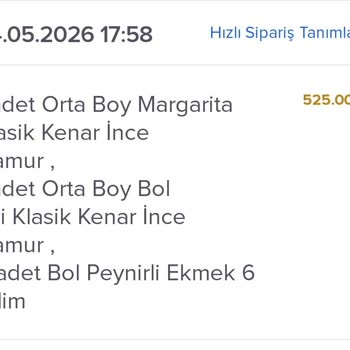 Teslim Edildi Görüntüsü Yanlış, Soğuk Ve Gecikmeli Pizza; 525 TL Tam İade Talebi