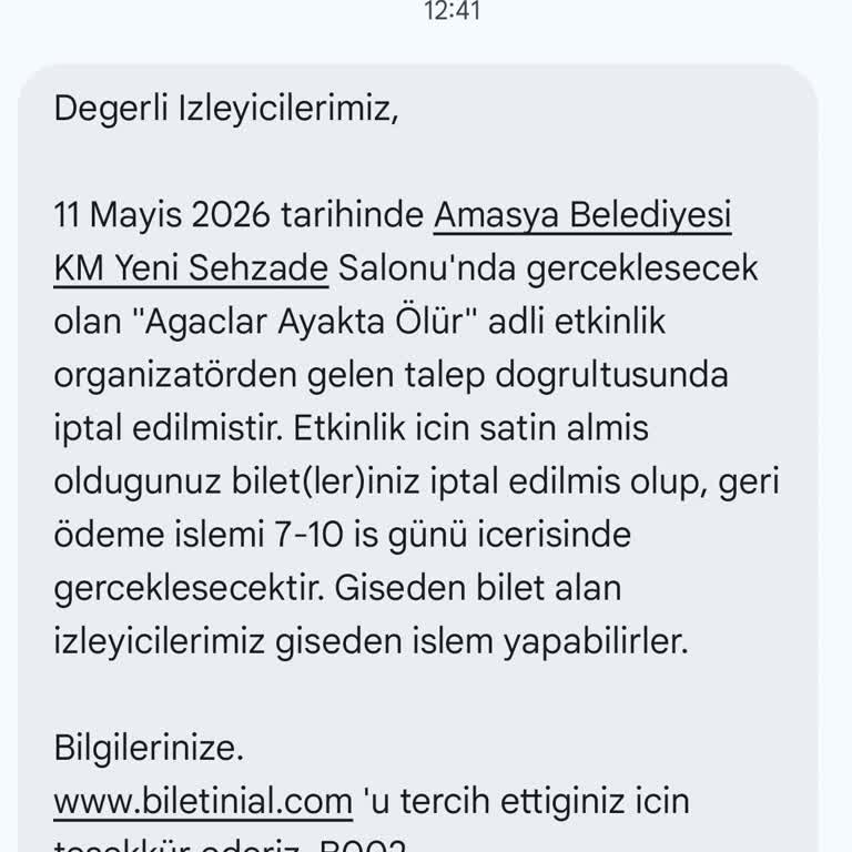 İptalin Gerekçesi Açıklanmadı, Şeffaf Bilgi Talebi