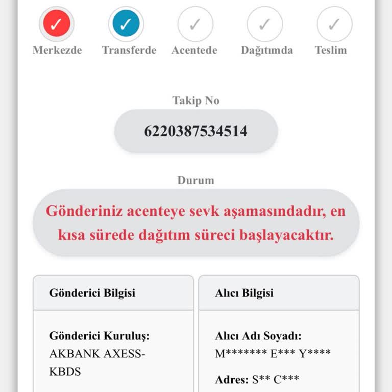 Akbank Kartı Kuryenet Teslimatında Uzun Bekleme Ve Bilgi Eksikliği