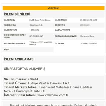 Ödeme Yapıldı, Sipariş İptal Edildi Ve İade Gelmedi