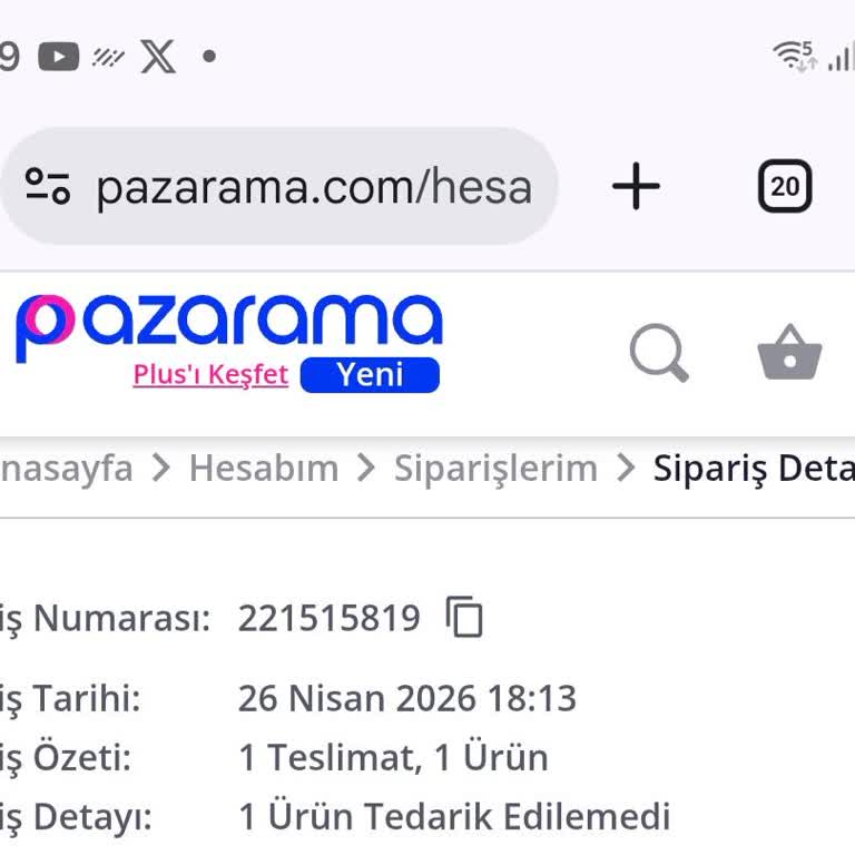 Stokta Görünen Ürün 9 Gün Beklemedikten Sonra İptal Edildi Ve Kampanya Hakkı Kaçırıldı