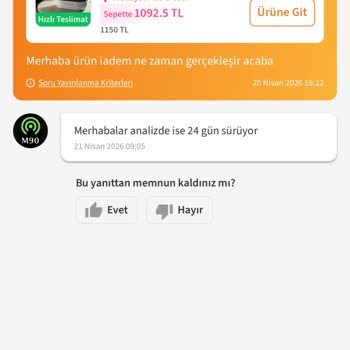 Arızalı Nemlendirici İadesi Ve Uzayan Analiz Süreci