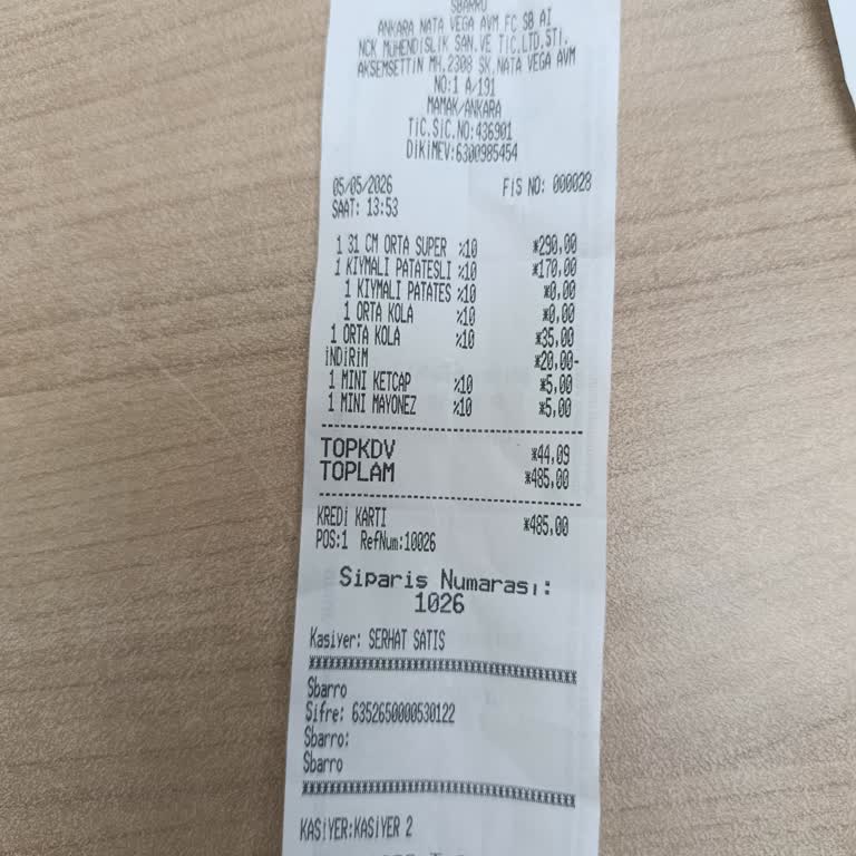 Sbarro Şubesinde Ayrımcılık Ve Saygısızlık Şikayeti