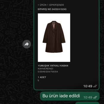 Zara Kaban İade Ödemesi Yatırılmadı Ve Müşteri Hizmetleri Cevap Vermiyor