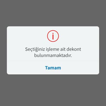 Halkbank Mobil Uygulamasında Dekont Görüntülenemiyor