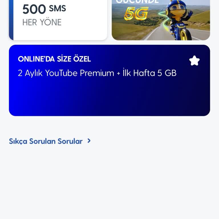 Turkcell Dijital Başvuruda YouTube Premium Ücretsiz Üyelik Aktif Değil