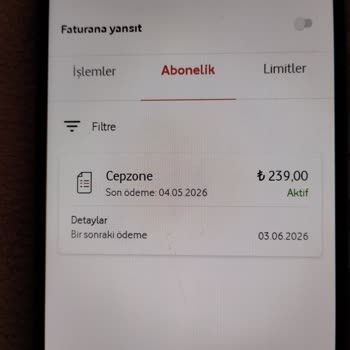 İzinsiz Cepzone Aboneliği Ve 239 TL Ücret İadesi Talebi