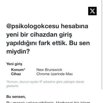 Twitter Hesabım İzinsiz Ele Geçirildi Ve Girişim Engellendi