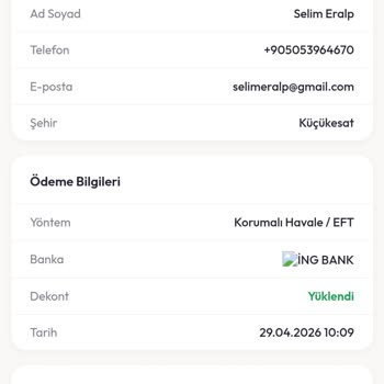 Ödeme Alındı Ama Sipariş 7 Gün Boyunca Ödeme İnceleniyor Durumunda Ve İletişim Yok