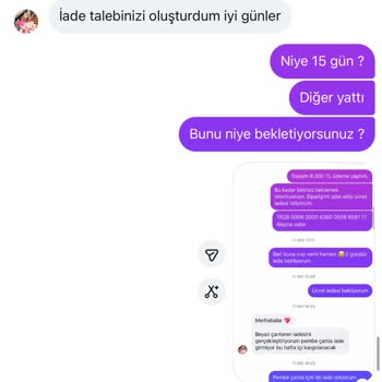 Shopier Üzerinden Satın Alınan Çanta Teslim Edilmedi Ve İade Yapılmadı