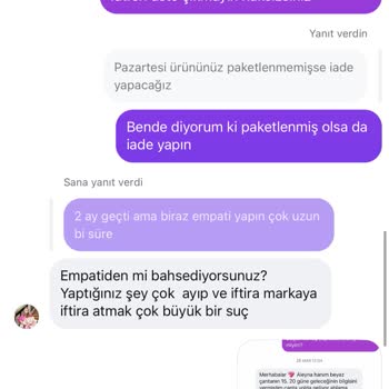 Shopier Üzerinden Satın Alınan Çanta Teslim Edilmedi Ve İade Yapılmadı