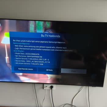 Az Kullanılmış Samsung TV’nin Yarı Ekranı Aniden Karardı, Ücretsiz Onarım Talebim Reddedildi