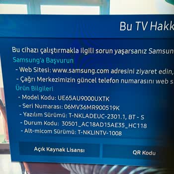 Az Kullanılmış Samsung TV’nin Yarı Ekranı Aniden Karardı, Ücretsiz Onarım Talebim Reddedildi