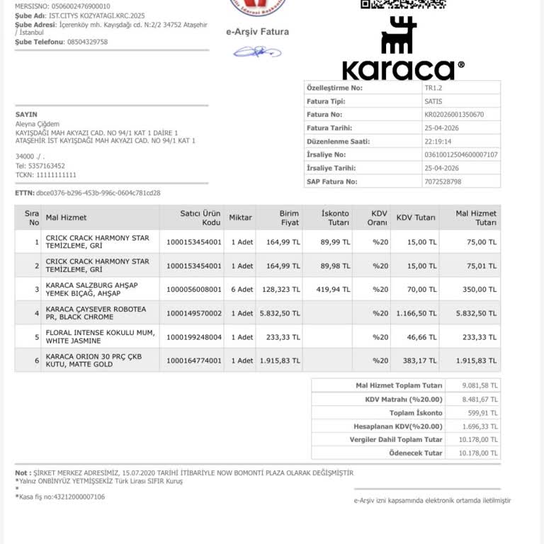 Karaca Mağazasında Bonus Kampanyası Yanıltıcı Bilgilendirme Ve Teslimat Gecikmesi