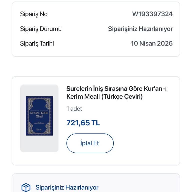 D&R Siparişim 25 Gün Boyunca Hazırlanıyor Deyince Ne Zaman Kargoya Verilecek