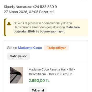 Teslim Edilmemiş Halı Ve İletişimsiz Müşteri Hizmetleri