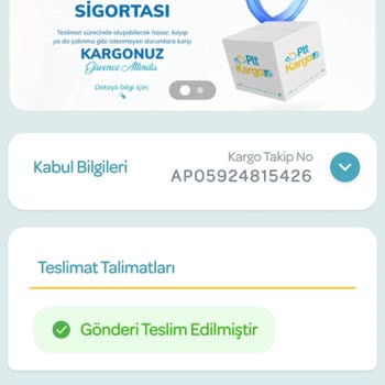 Teslim Edildiği Görünen Kargo Elime Ulaşmadı Ve PTT İletişiminde Çözüm Bulamadı