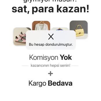 Hesabım Donduruldu, 1000 TL Satış Ödemesi Alınamıyor