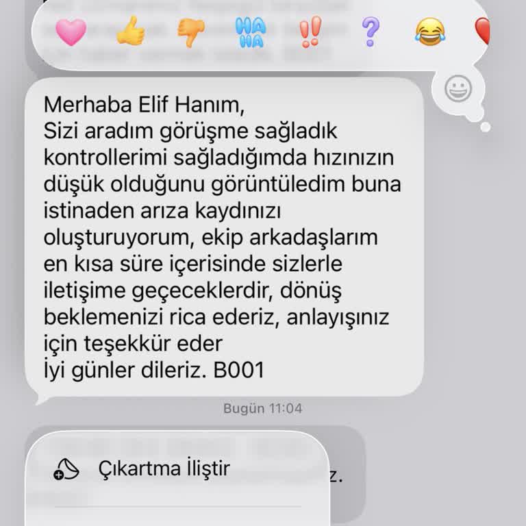 İnternet Kesintisi Ve Müşteri Hizmetlerinde Sürekli Telefon Kesintisi