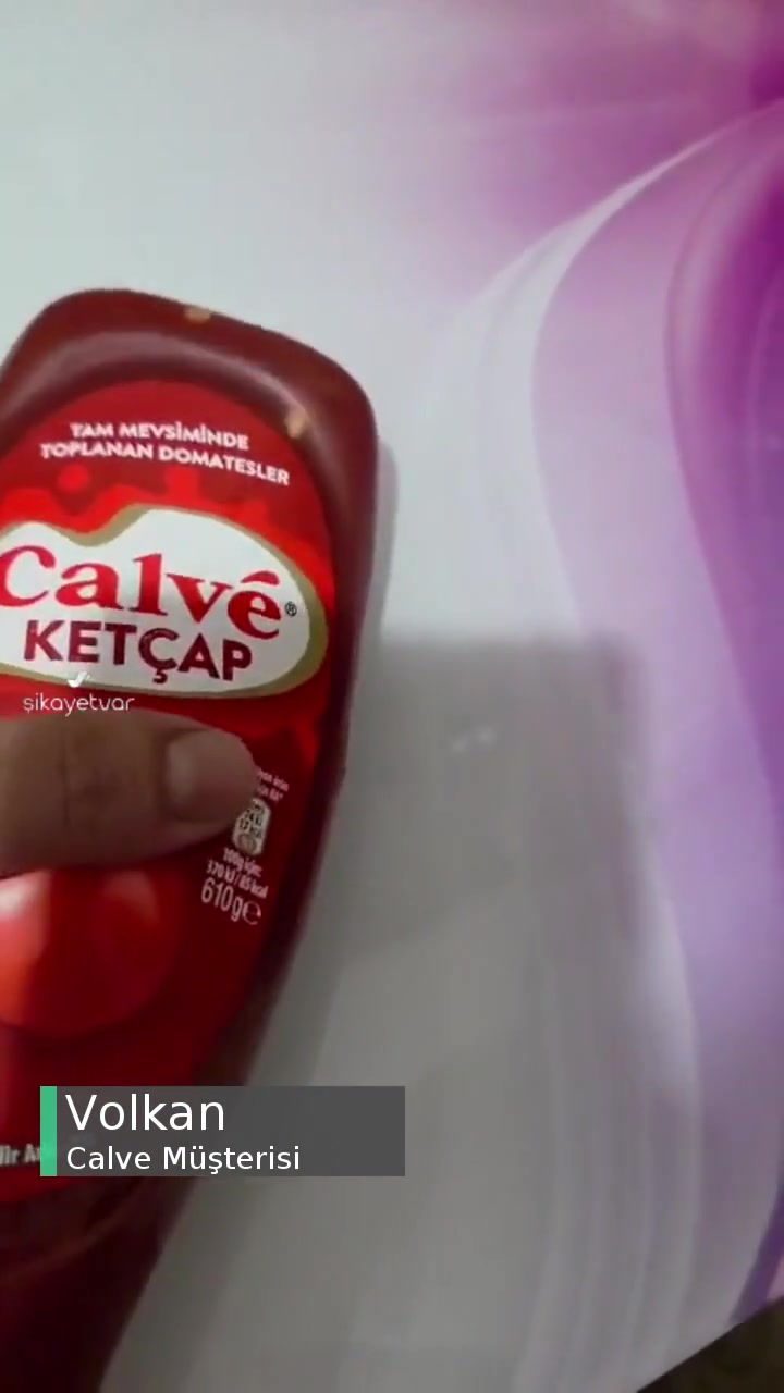 Calve Ketçap İçinde Bulunan Beyaz Madde! videonun kapak resmi