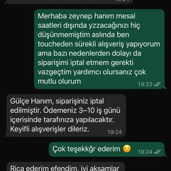 İptal Edilen Siparişin 3.640 TL İadesi Kartıma Yansımıyor