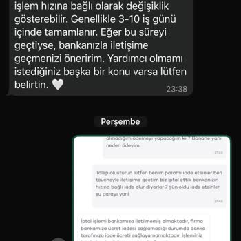 İptal Edilen Siparişin 3.640 TL İadesi Kartıma Yansımıyor